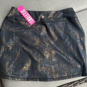 Lilly Pulitzer Sabbia Foil Print 15" Skort size M